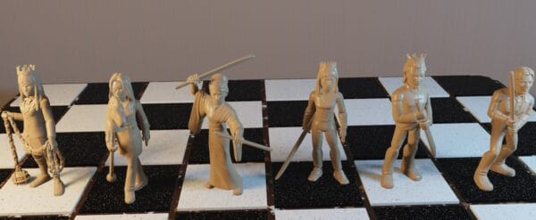 Kill Bill Chess Set Digital Files STL for 3D Printing